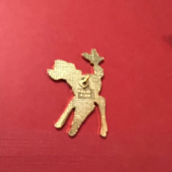 Enamel Bambi Looking at Butterfly on Tail Disney Pin 938. - Picture 4 of 5